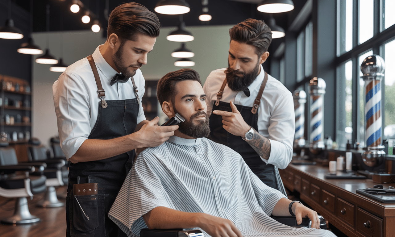 barberzy wyjaśniają, jak przycinanie brody w odpowiedni sposób nadaje jej najbardziej zadbany i stylowy wygląd. poznaj najlepsze techniki pielęgnacji brody.