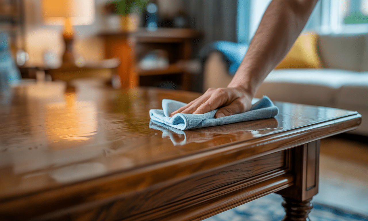 dowiedz się, dlaczego używanie suchej ścierki do czyszczenia mebli drewnianych jest lepsze niż mokrej i jak to wpływa na ich trwałość i wygląd.