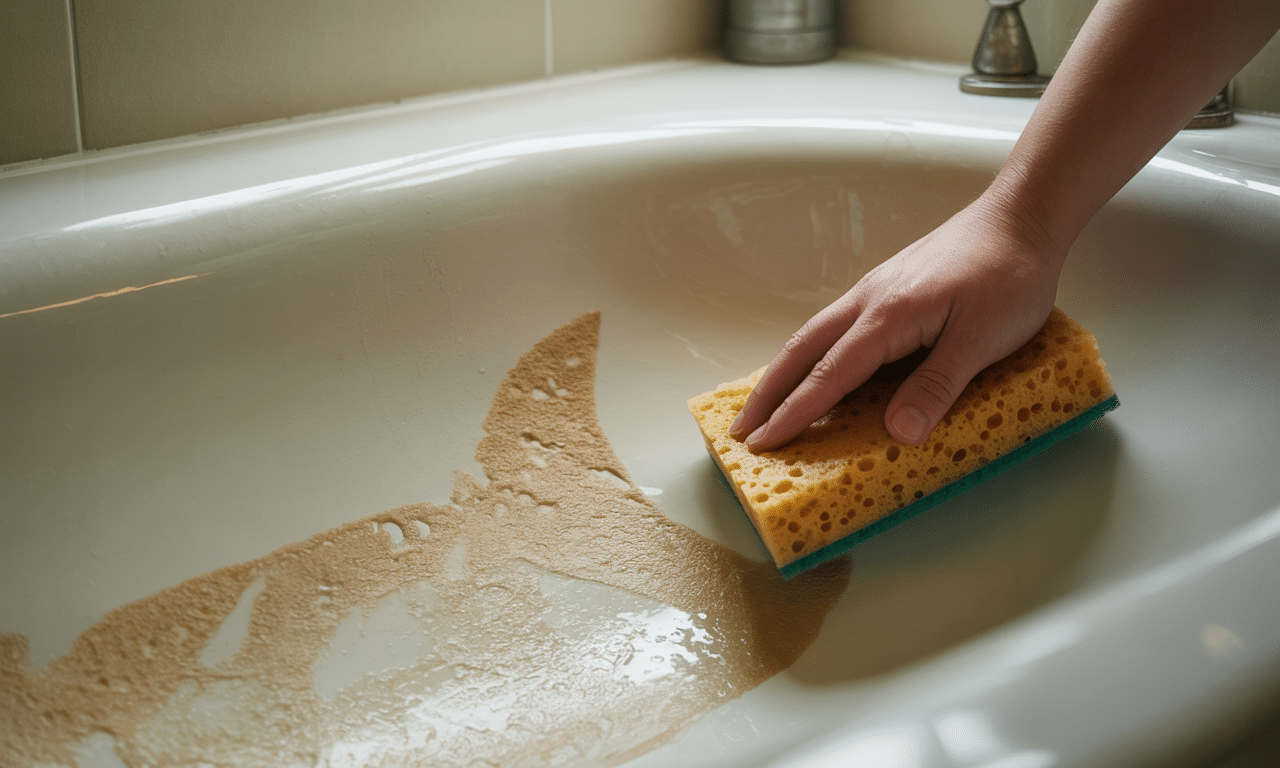 dowiedz się, dlaczego czyszczenie wanny gąbką do naczyń może powodować matowienie emalii i jak poprawnie dbać o powierzchnię, aby zachować jej blask.