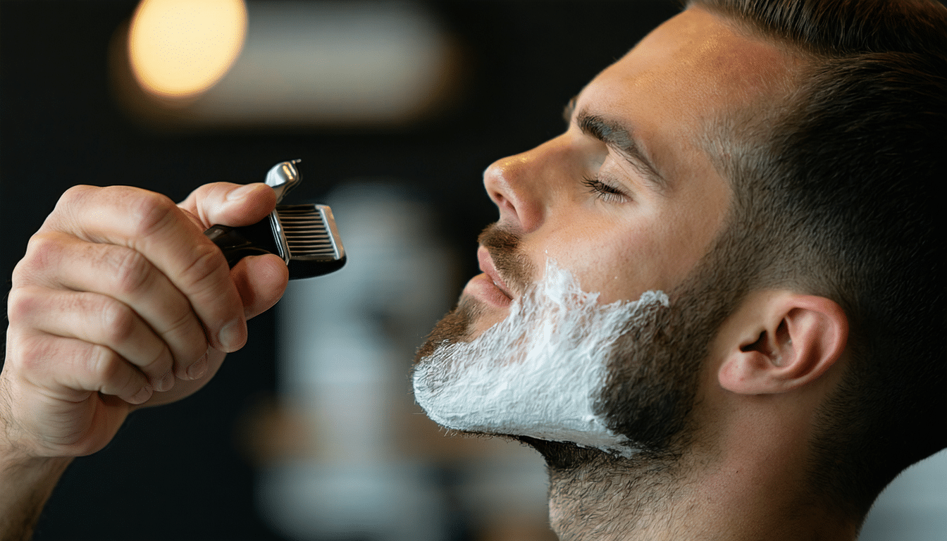 dowiedz się, dlaczego barberzy zalecają golenie brody zgodnie z kierunkiem wzrostu włosa, aby uniknąć podrażnień i zapewnić gładkie, zdrowe efekty.