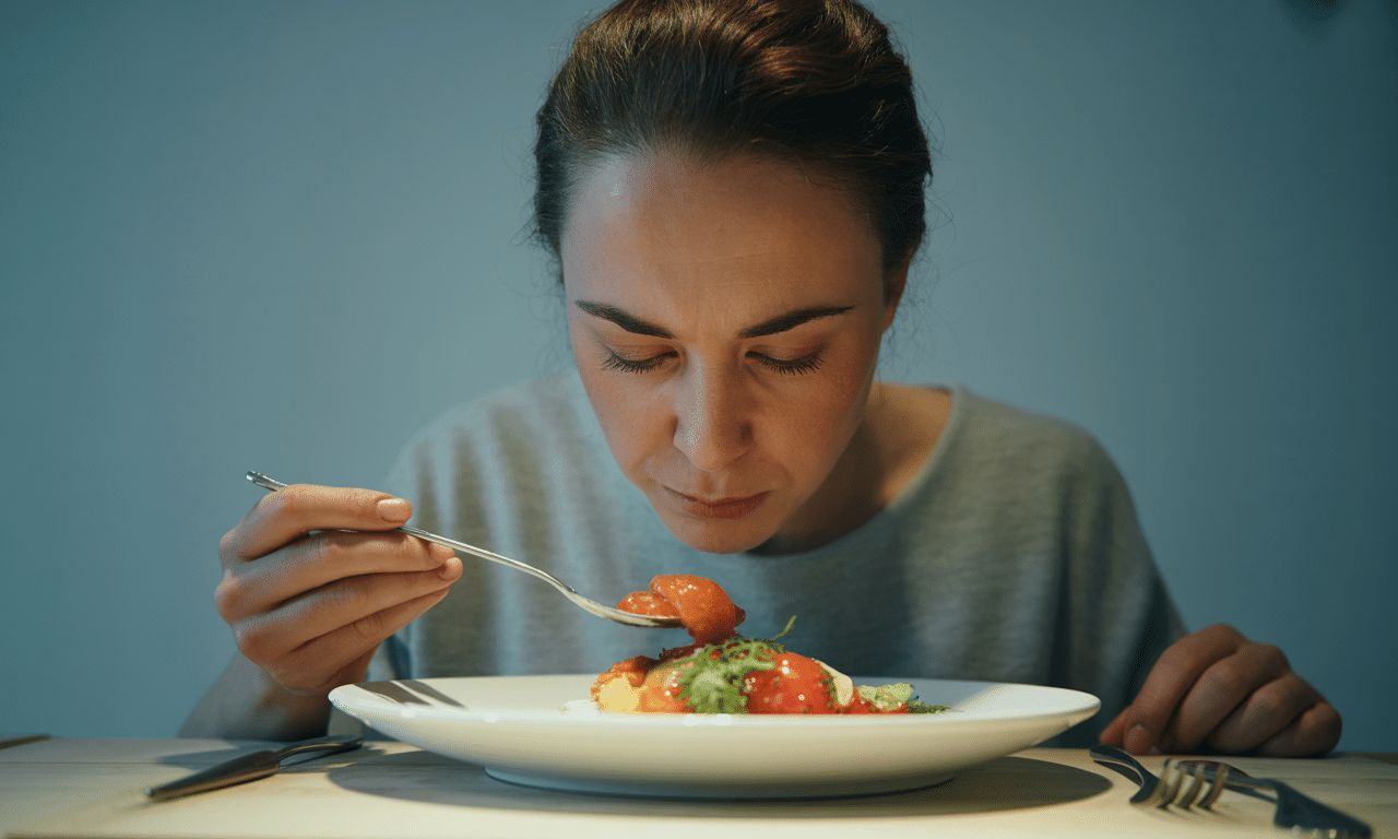 odkryj, dlaczego osoby jedzące w ciszy doświadczają intensywniejszych smaków i jak cisza wpływa na percepcję jedzenia.