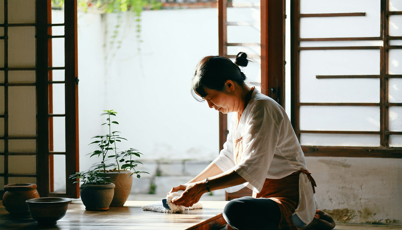 dowiedz się, dlaczego osoby, które lubią sprzątać w ciszy, traktują to jako formę medytacji i relaksu, która pomaga im osiągnąć wewnętrzny spokój i równowagę.