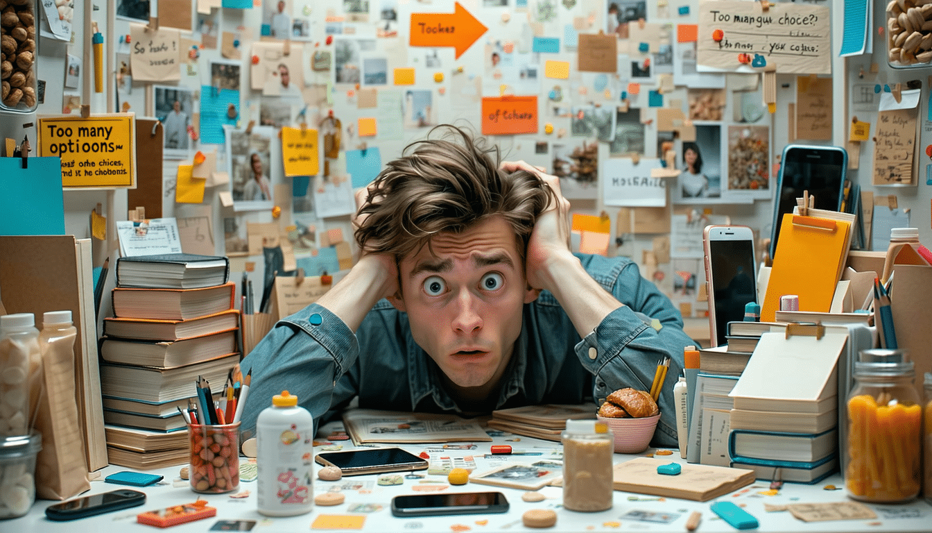 dowiedz się, dlaczego nadmiar opcji może powodować paraliż decyzyjny i jak radzić sobie z trudnościami wyboru, które są gorsze niż ich brak.