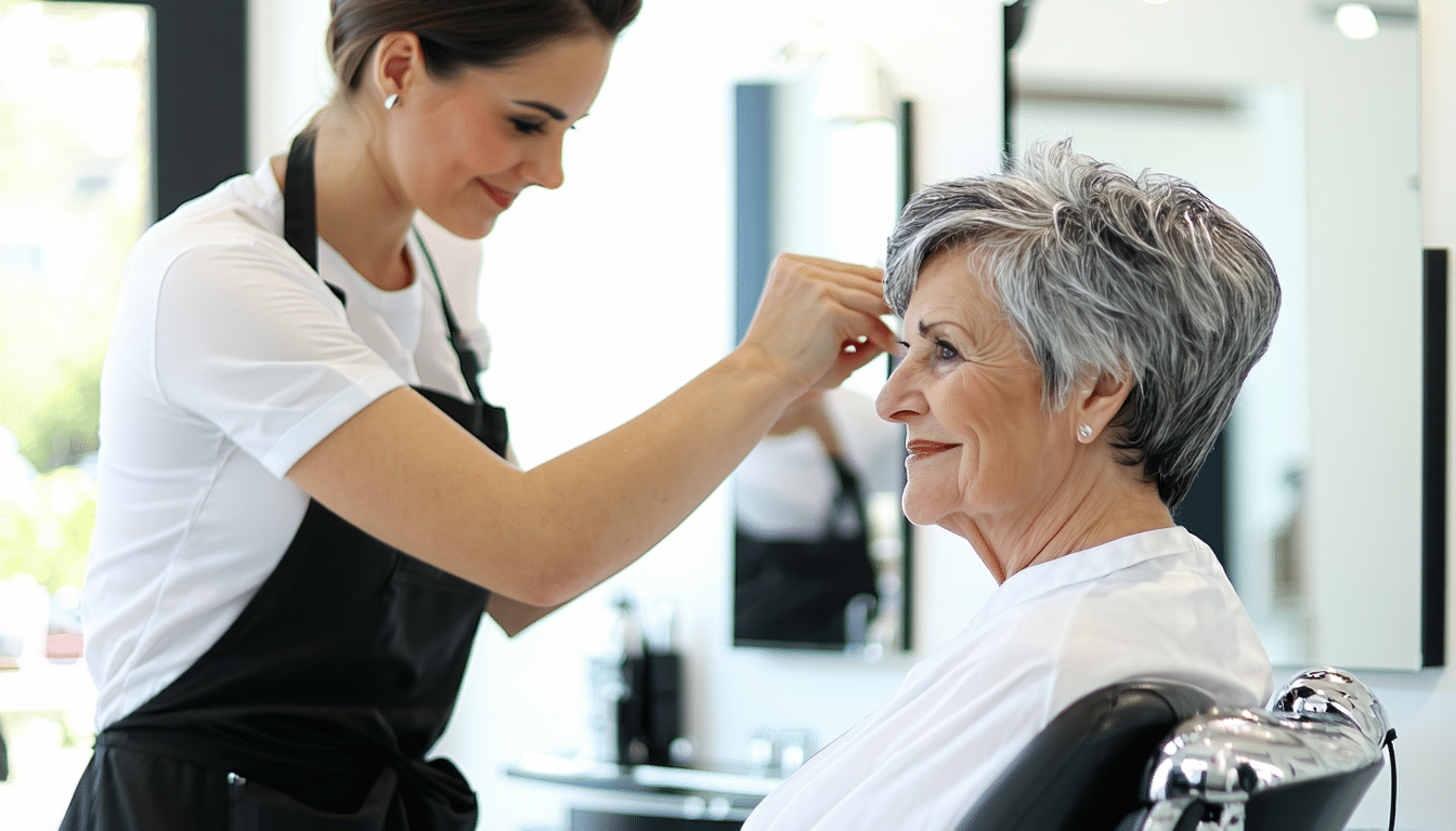 fryzjerzy zauważają, że ten styl fryzury dodaje pewności siebie kobietom po 50, podkreślając ich naturalne piękno i elegancję.