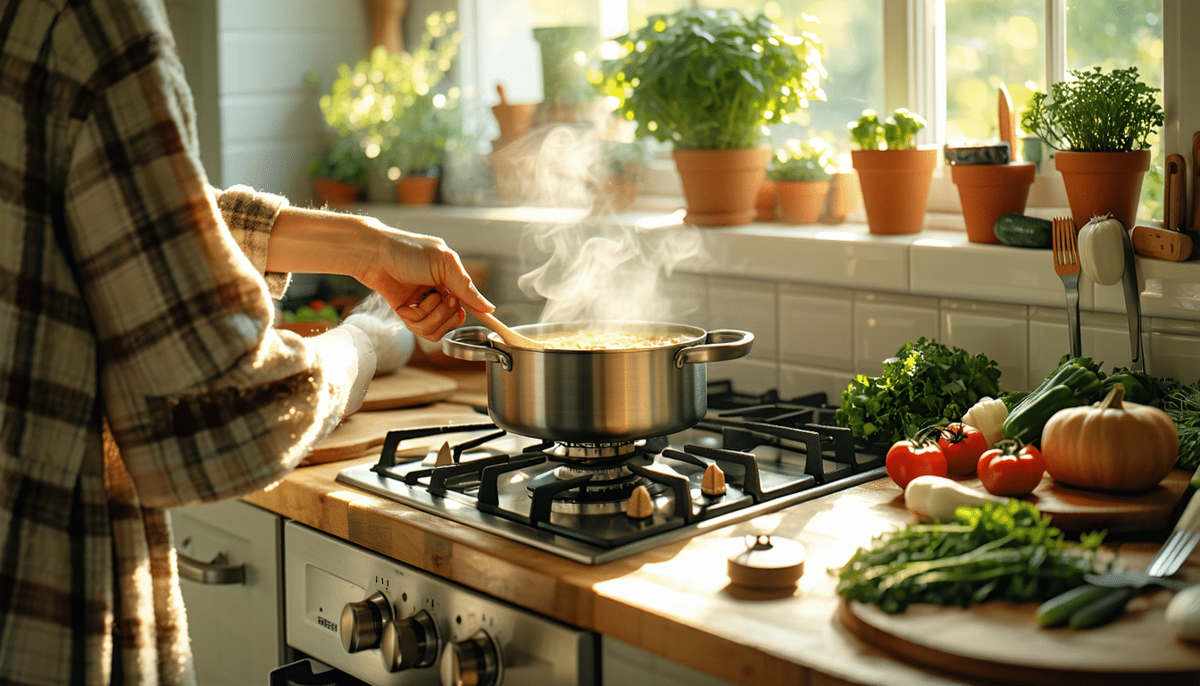 gotuję tę aromatyczną, ciepłą zupę, aby mój dom pięknie pachniał jeszcze zanim nakryję stół.