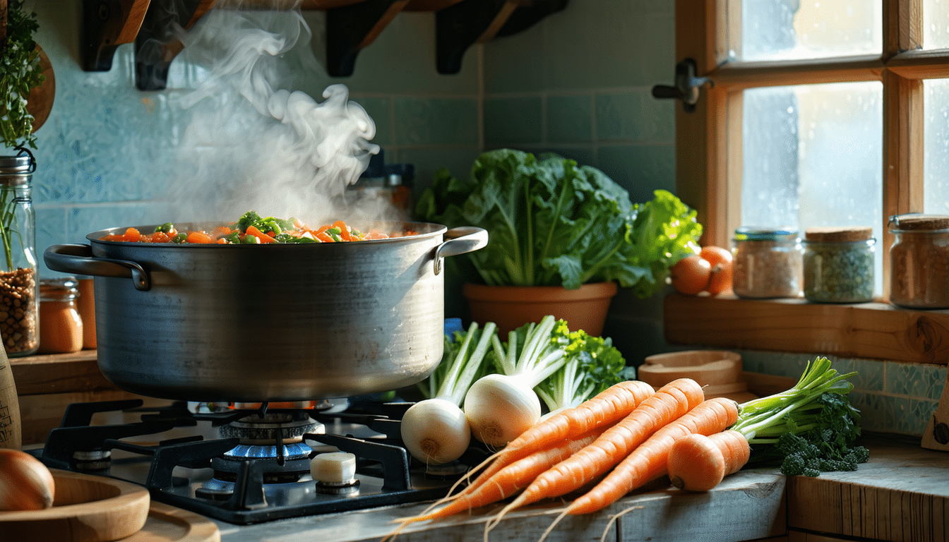 odkryj przepis na potrawkę z kalarepy i marchewki – niedocenionych warzyw, które w połączeniu tworzą wyjątkowy smak i zdrową magię na twoim talerzu.