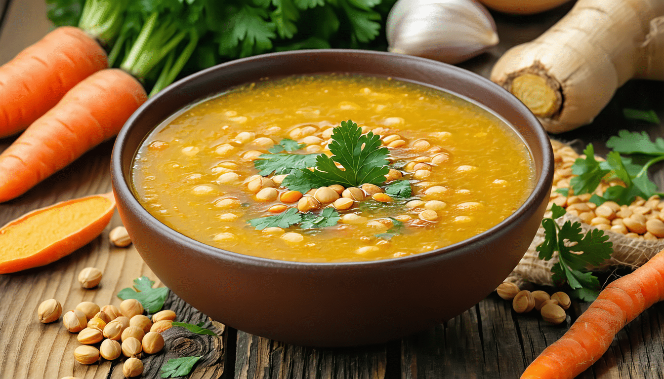 gotuję pyszną zupę z soczewicy i kurkumy, która rozgrzewa, syci i kosztuje mniej niż 5 zł na osobę. idealna na chłodne dni i oszczędne gotowanie.