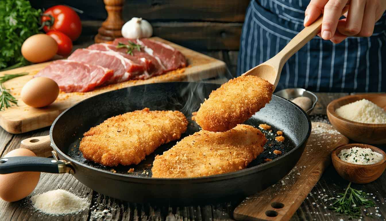 odkryj sekret idealnego kotleta schabowego według przepisu babci – chrupiąca panierka, która nadaje wyjątkowy smak i aromat tradycyjnemu daniu.