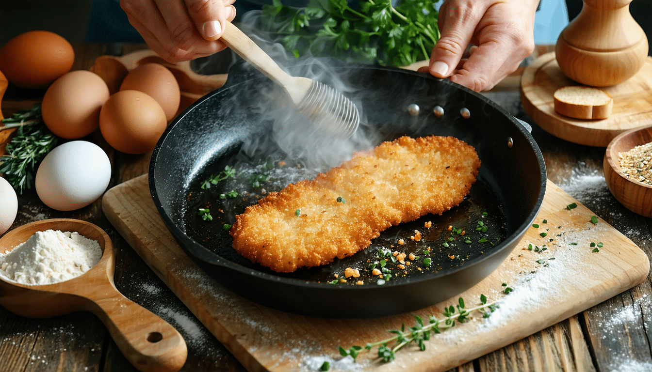 gotuję tradycyjny kotlet schabowy według przepisu babci – odkryj sekret chrupiącej panierki, która sprawia, że smak jest niezapomniany.