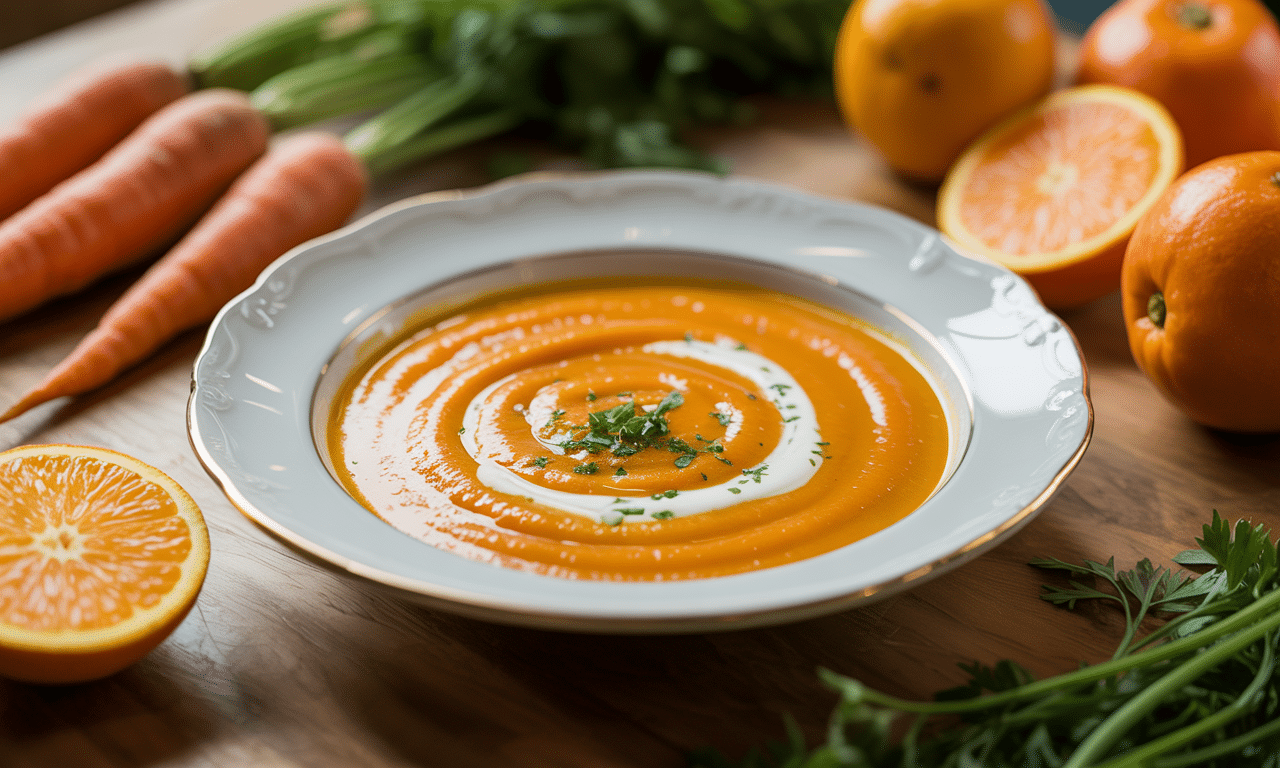 odkryj przepis na krem z marchewki i pomarańczy – zaskakujące połączenie smaków, które smakuje jak z najlepszej restauracji. idealny na każdą okazję!
