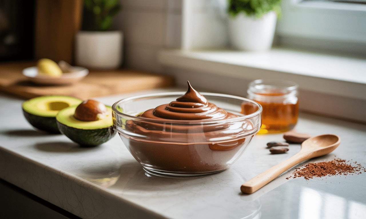 gotuję ten mus czekoladowy z awokado: kremowy, zdrowy i gotowy w 5 minut – szybki i pyszny deser, który pokochasz!