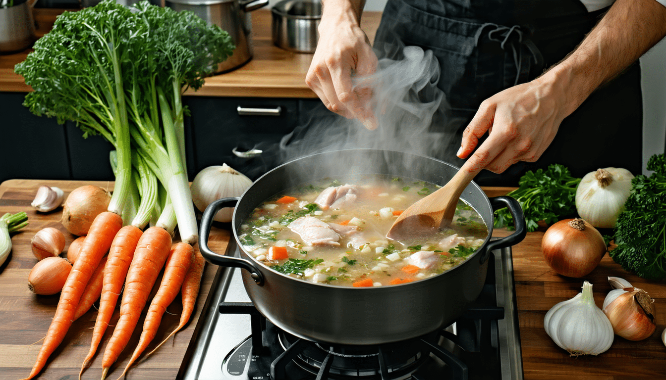 gotuję ten rosół od podstaw, ponieważ żaden kupiony nie ma tak wyjątkowego smaku. odkryj przepis na domowy rosół pełen aromatu i tradycji.