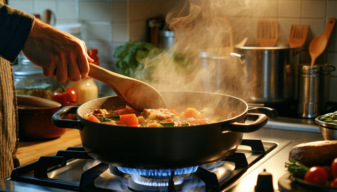 przygotowuję to pożywne ciepłe danie, gdy wszyscy potrzebują czegoś sycącego i pysznego.