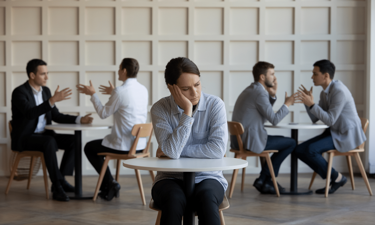 osoby, które mówią „nie mam preferencji” na wszystko, unikają konfliktów, ale tracą autentyczność.