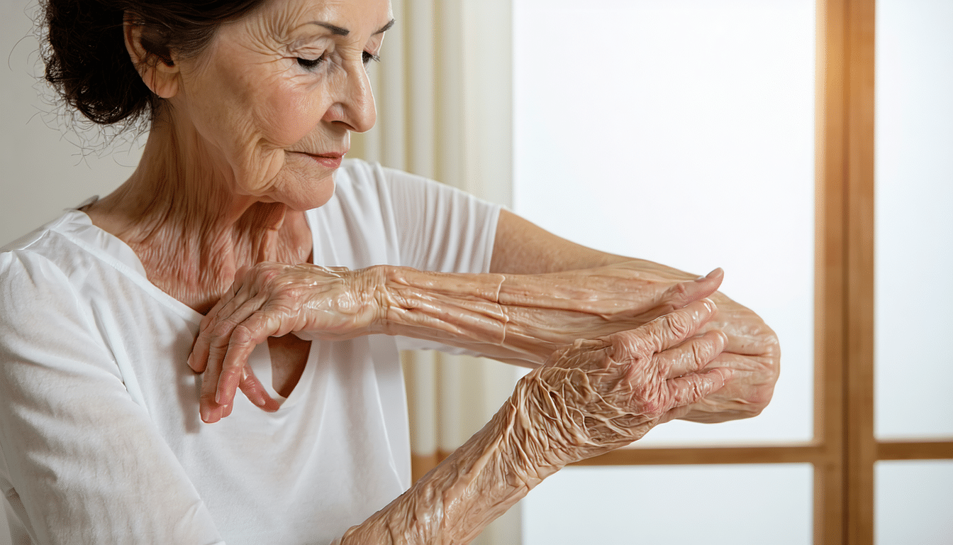 mam 64 lata i od lat borykałam się z suchymi łokciami, które pękały. odkryłam nawilżanie od wewnątrz, które całkowicie zmieniło stan mojej skóry i przyniosło ulgę.