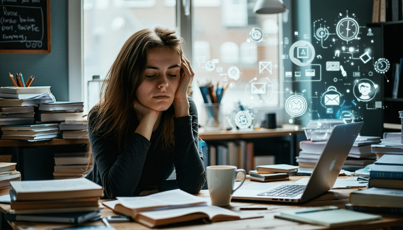 odkryj, jak silne przeciążenie mentalne może być mylone z lenistwem i dowiedz się, jak rozpoznać prawdziwe przyczyny zmęczenia umysłowego.