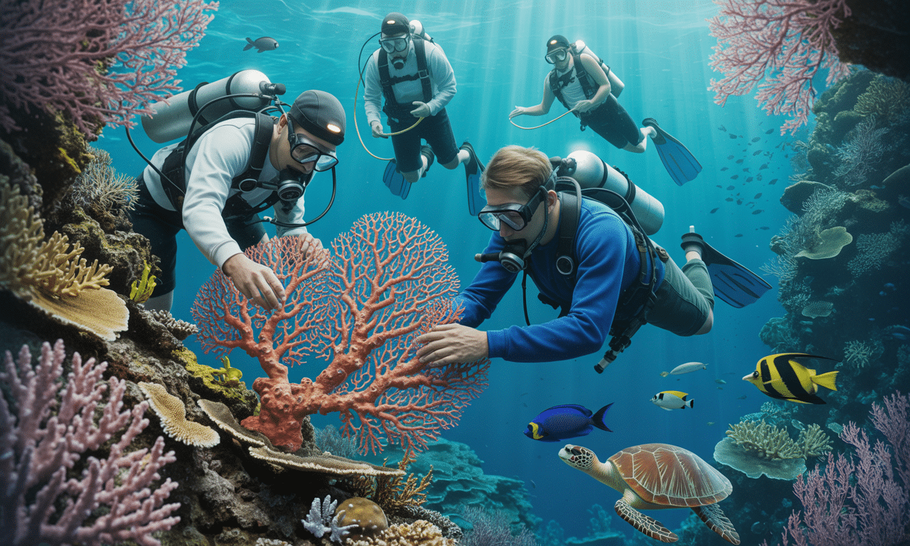 naukowcy z australii odkryli nowy gatunek koralowca, który rośnie szybciej niż znane do tej pory, dając nadzieję na odbudowę zagrożonych raf koralowych.