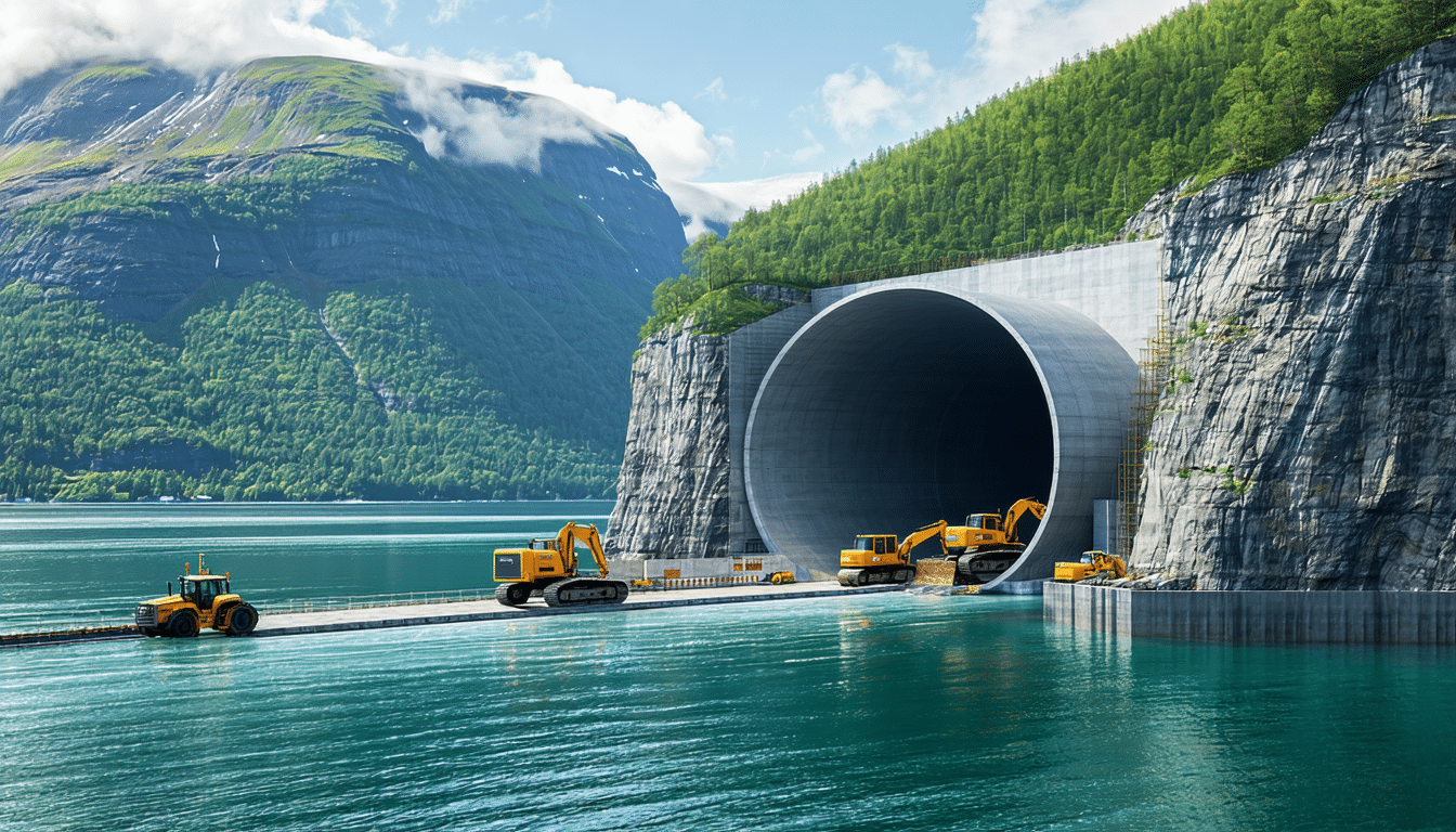 norwegia buduje największy na świecie tunel podwodny dla samochodów pod fiordem, co zrewolucjonizuje transport i ułatwi podróże w regionie.