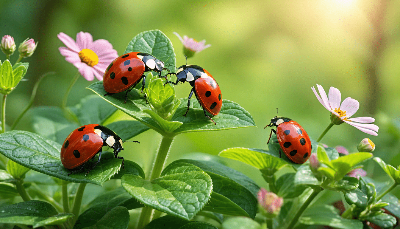 obserwowałam biedronki w ogrodzie – ich obecność świadczyła o zdrowiu roślin, co potwierdza naturalną równowagę i dobre warunki do wzrostu.