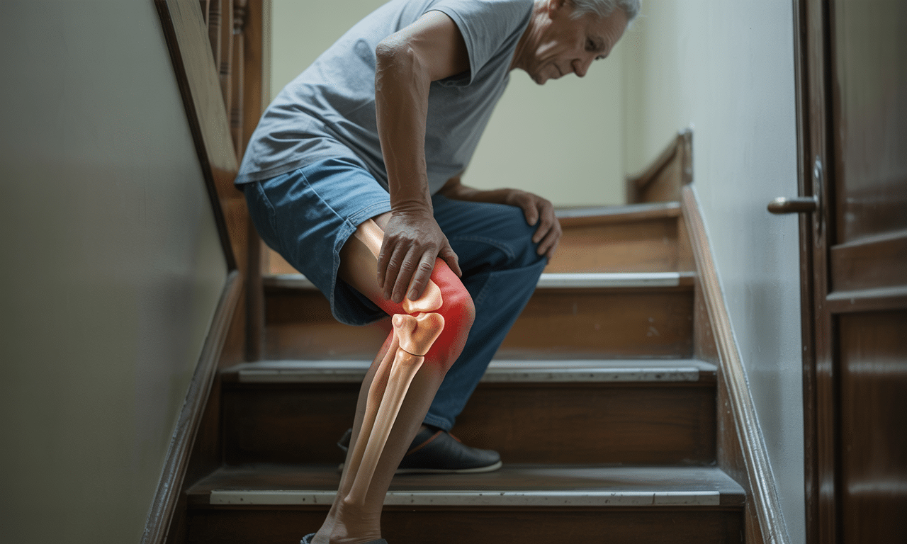 ból w pachwinie po 60. roku życia podczas wchodzenia na schody może oznaczać zużycie biodra. dowiedz się, jak rozpoznać i łagodzić dolegliwości stawów biodrowych.