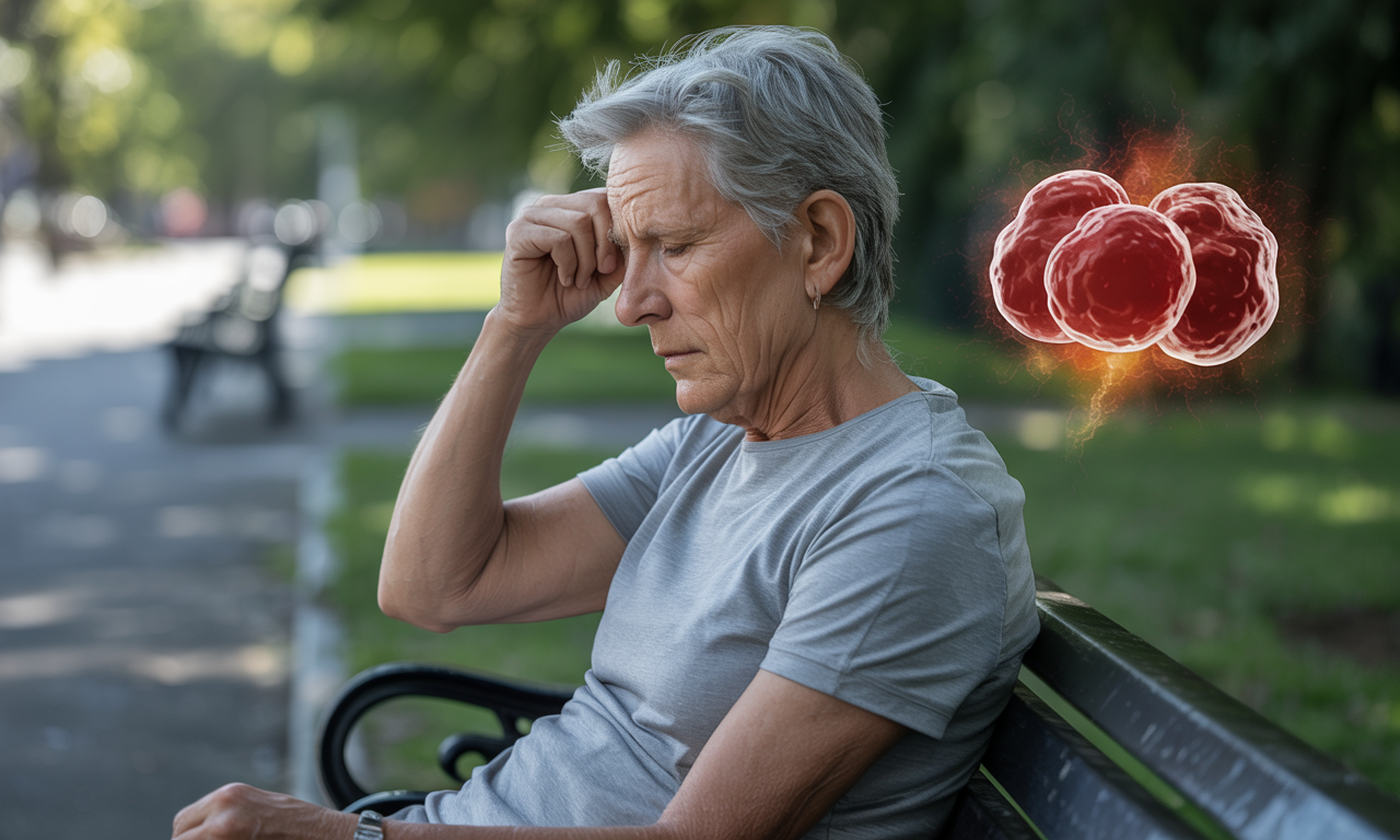 po 60. roku życia nawet krótki spacer może powodować zmęczenie z powodu spadającego poziomu hemoglobiny. dowiedz się, jak dbać o zdrowie i energię w starszym wieku.