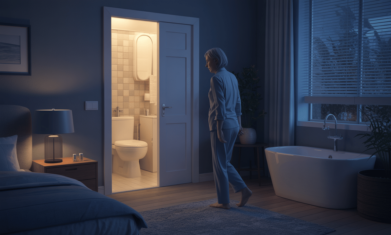 po 60. roku życia częste nocne wizyty w łazience, aż 3 razy, nie były spowodowane piciem wody. odkryj prawdziwe przyczyny i sposoby radzenia sobie z tym problemem.