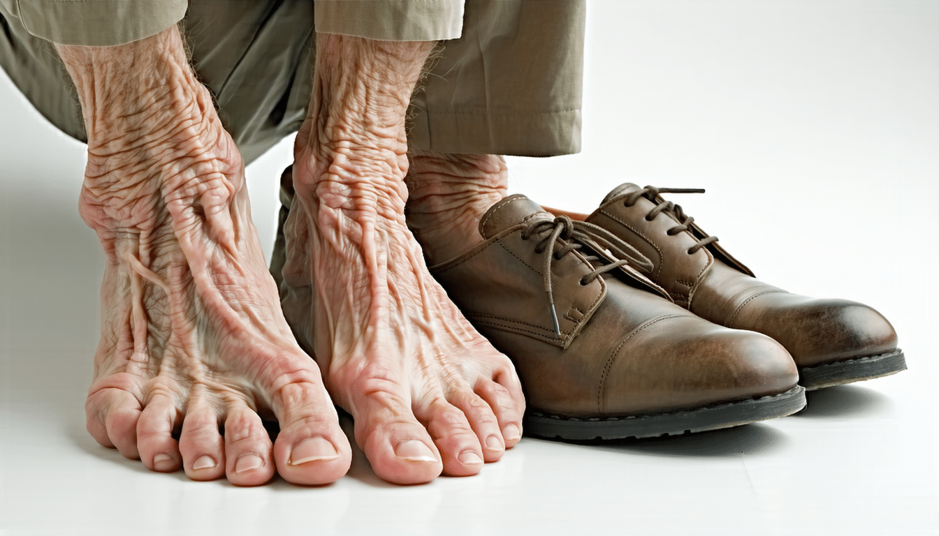 po 60. roku życia stopy mogą zmieniać kształt i rozmiar, co powoduje, że buty przestają pasować. artykuł omawia zmiany strukturalne stóp związane z wiekiem i proponuje praktyczne rozwiązania.