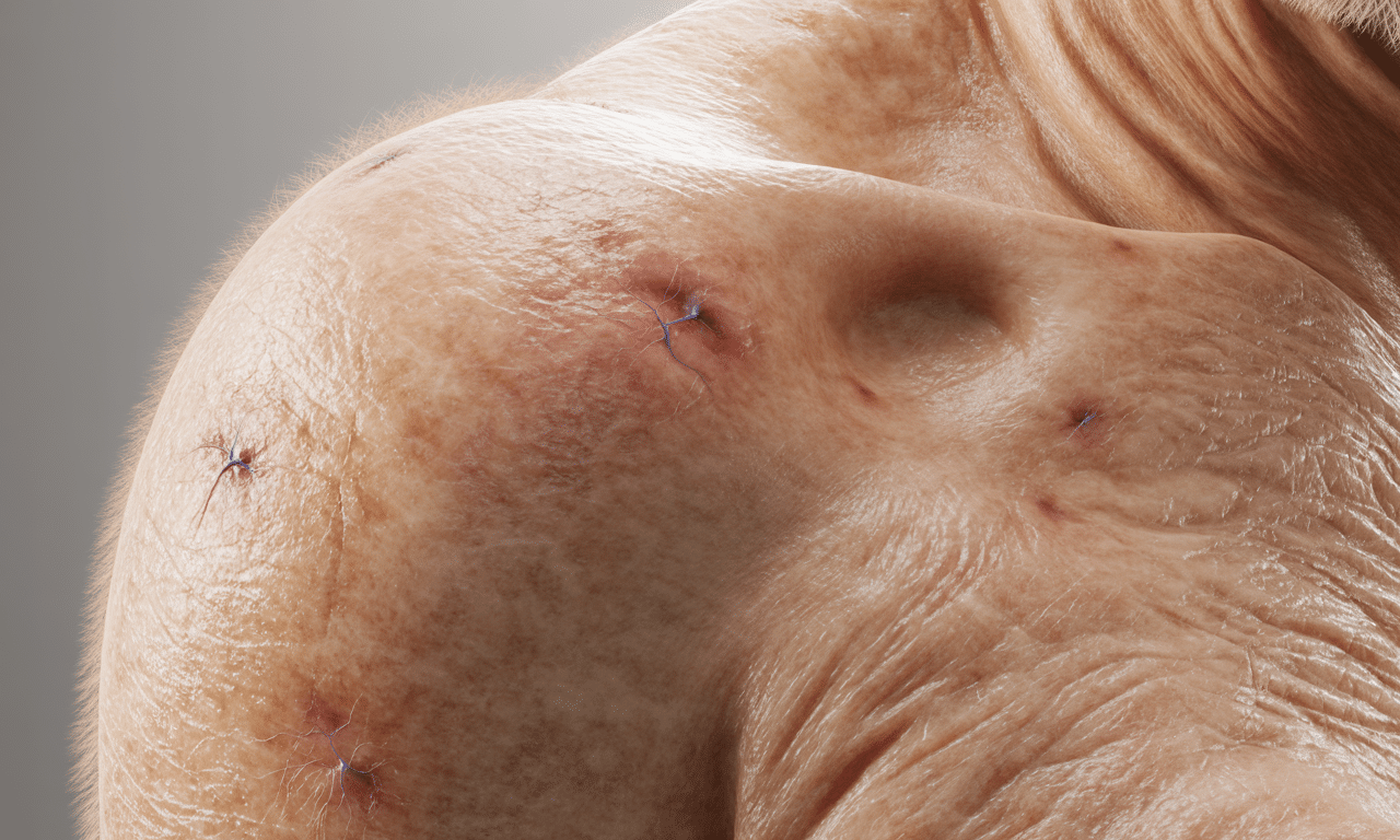 po 65. roku życia drobne siniaki pojawiają się bez uderzeń z powodu kruchych naczyń krwionośnych. dowiedz się, dlaczego naczynia stają się delikatne i jak o nie dbać.