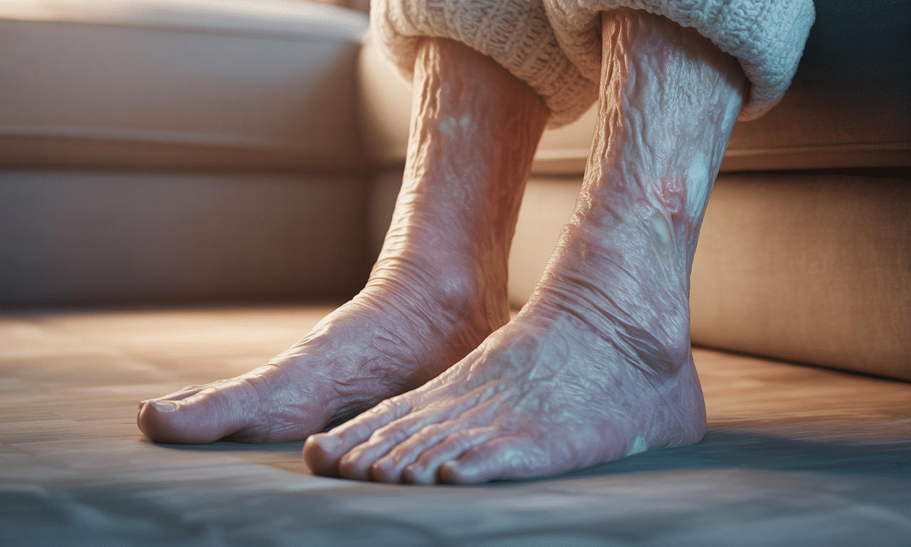 dowiedz się, dlaczego po 65. roku życia nogi mogą marznąć mimo grubych skarpet – spowolnione krążenie krwi wiąże się ze starzeniem się organizmu i wpływa na komfort cieplny.