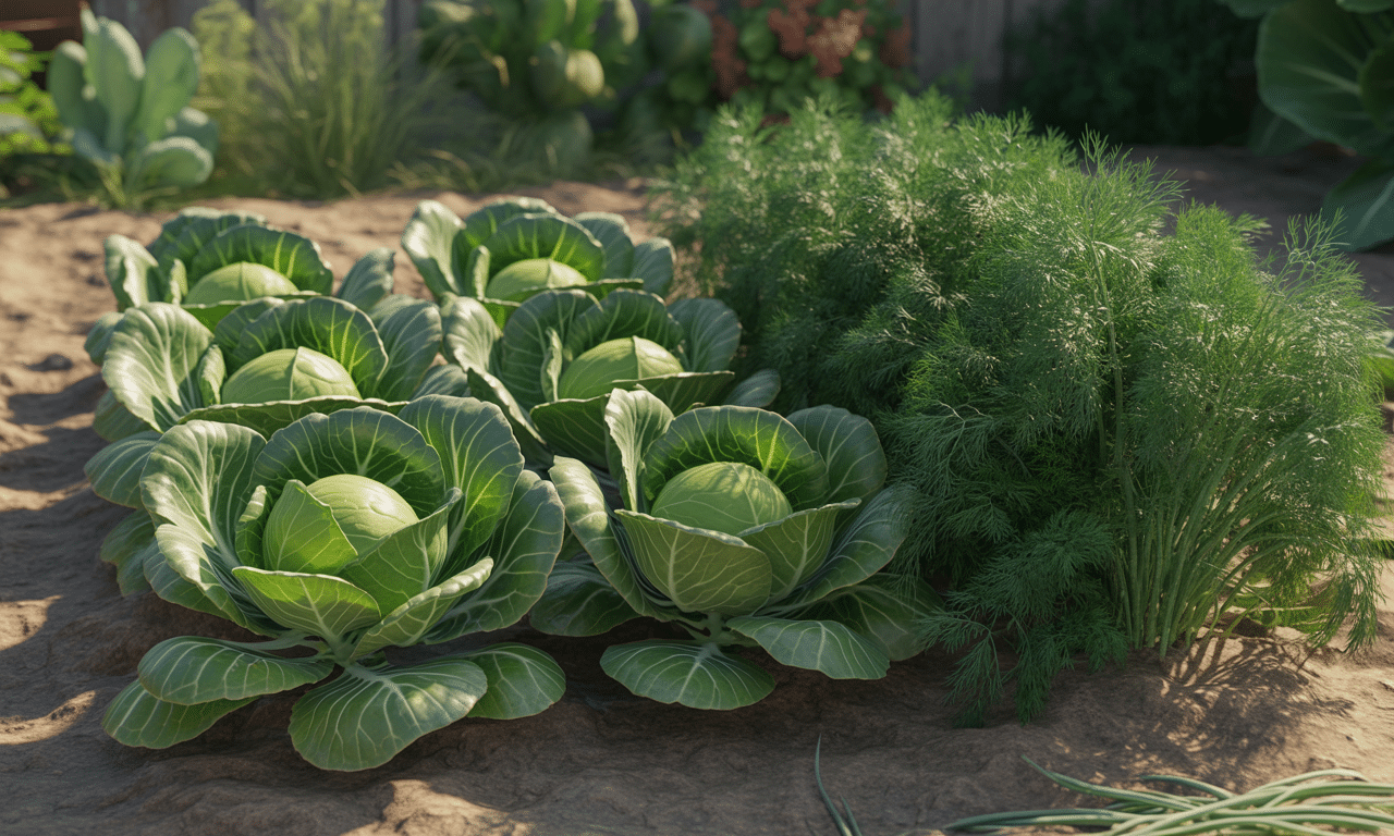 posadziłam kapustę obok kopru – dzięki temu obie rośliny rosły zdrowsze i silniejsze. odkryj, dlaczego to połączenie jest korzystne dla ogrodu.