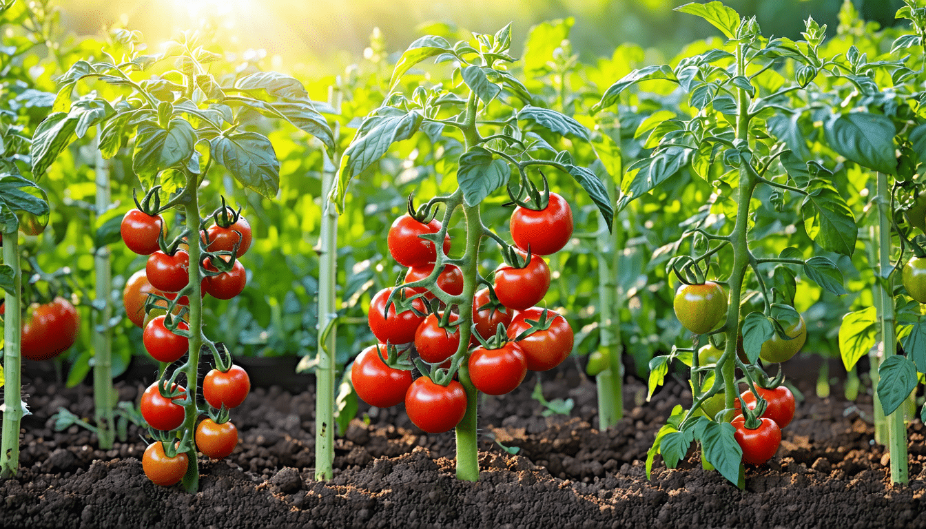 posadziłam pomidory głębiej niż zwykle i dzięki temu zbiór był obfity przez całe lato. sprawdź, jak ta prosta metoda może poprawić plony w twoim ogrodzie.