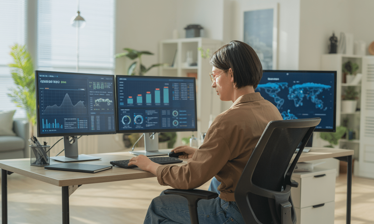 pracuję jako analityk logistyczny, zarabiając 10 900 zł miesięcznie, z elastycznym grafikiem pracy, który pozwala mi na doskonałą równowagę między życiem zawodowym a prywatnym.