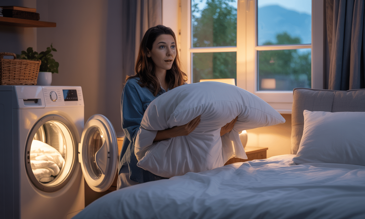 prałam poduszki tylko raz w roku, ale odkryłam, że powinnam to robić co 3 miesiące, by zapewnić im świeżość i czystość. dowiedz się więcej o najlepszych praktykach prania poduszek.