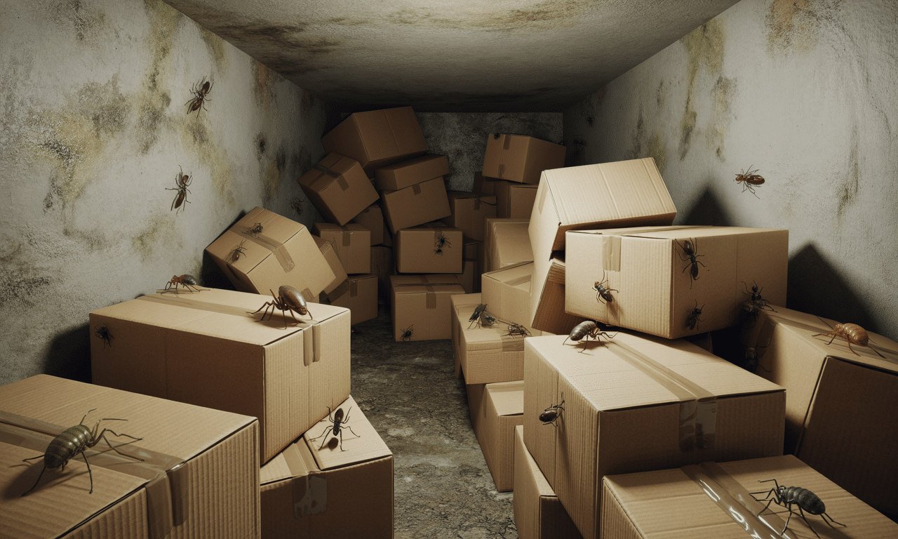 przechowywanie kartonów w piwnicy może prowadzić do problemów z insektami i wilgocią – dowiedz się, jak tego uniknąć i zabezpieczyć swoje rzeczy.