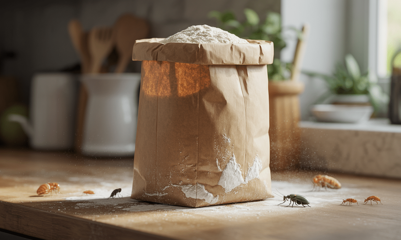 dowiedz się, dlaczego przechowywanie mąki w papierowym opakowaniu przyciąga wilgoć i insekty oraz jak właściwie ją przechowywać, aby zachować świeżość i jakość.