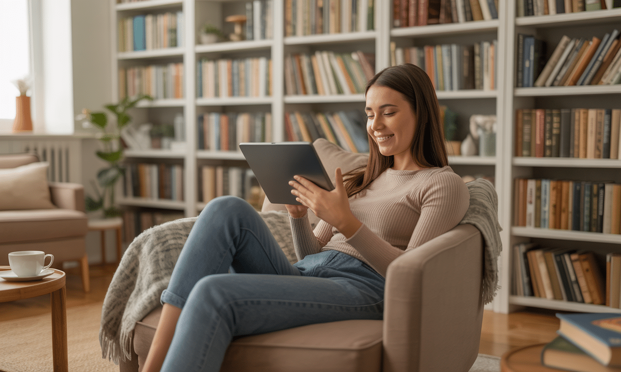 przestałam kupować nowe książki – teraz za 10 zł miesięcznie mam nieograniczony dostęp do cyfrowej biblioteki, gdzie mogę czytać ulubione tytuły w każdej chwili.