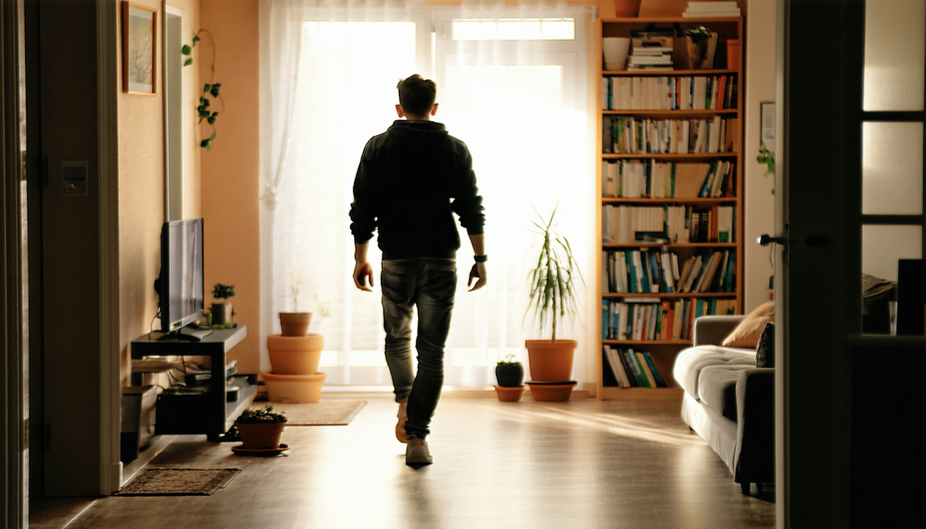 psychologia wyjaśnia, dlaczego bezcelowe chodzenie po domu świadczy o aktywności umysłu i kreatywnym myśleniu.