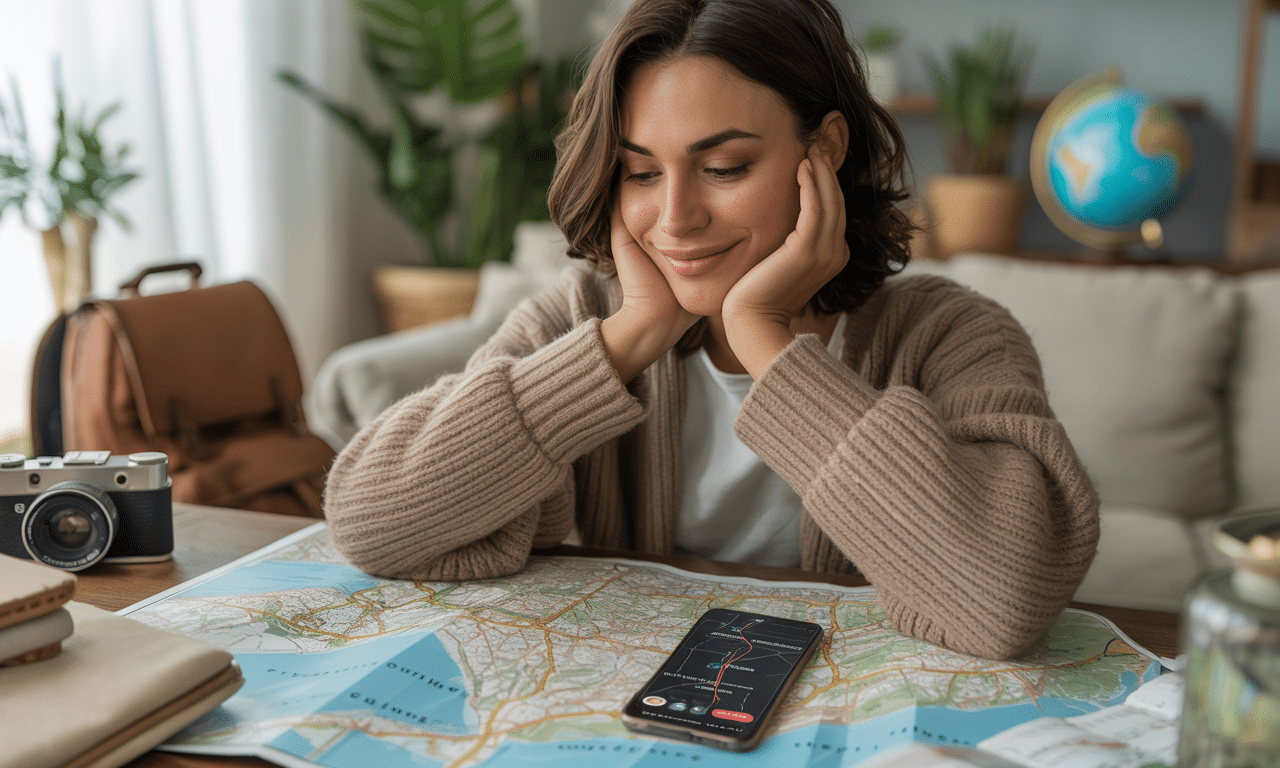 psychologia wyjaśnia, dlaczego planowanie tras przed podróżą pomaga zmniejszyć stres i poprawia komfort podróżowania.