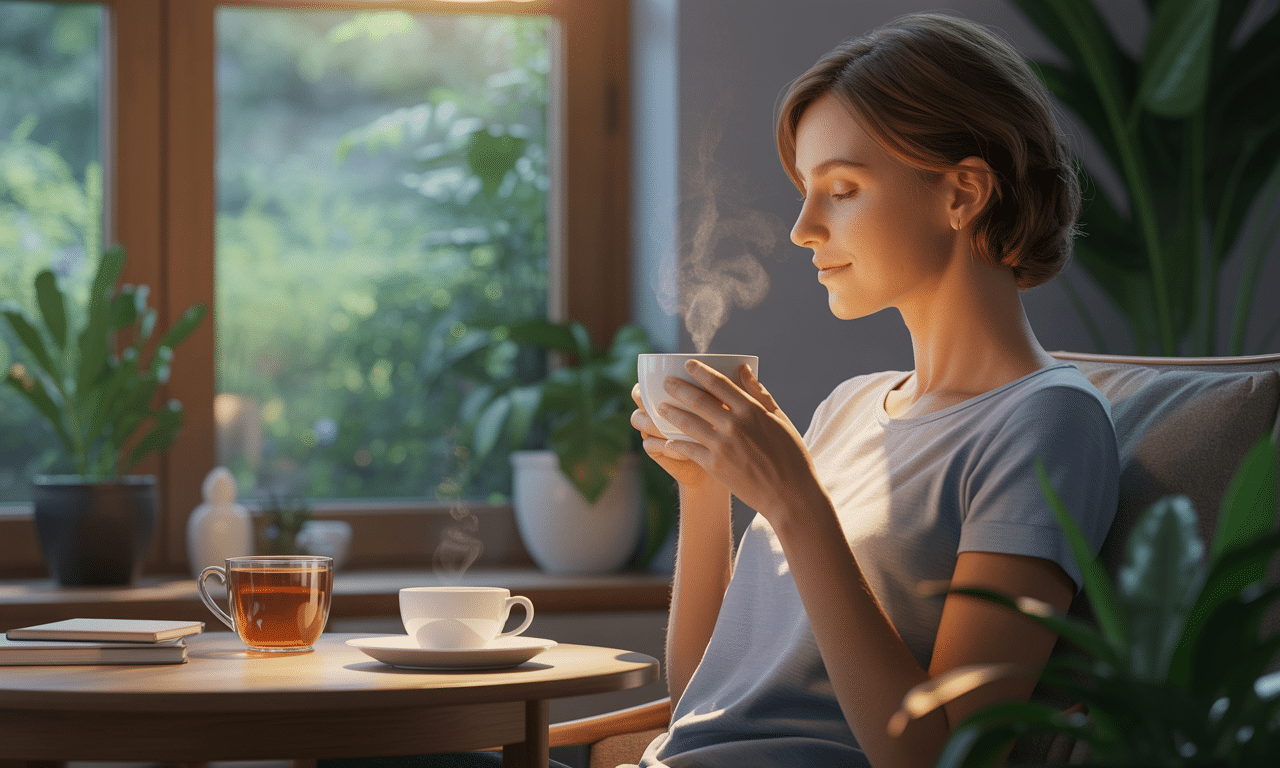 dowiedz się, jak psychologia tłumaczy niższy poziom napięcia u osób wybierających herbatę zamiast kawy.