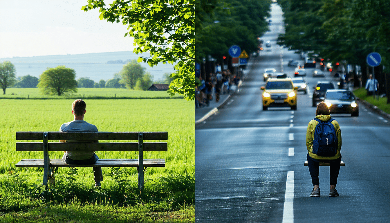 psychologia wyjaśnia, dlaczego osoby wychowane na wsi lepiej radzą sobie ze stresem i mają inny sposób postrzegania napięcia w codziennym życiu.