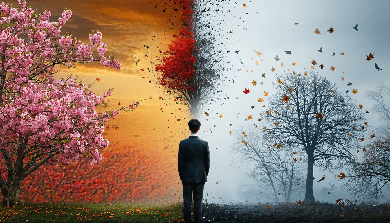 psychologia wyjaśnia, dlaczego zmiana pory roku tak silnie wpływa na nastrój, odkrywając wpływ sezonowych zmian na nasze samopoczucie i emocje.