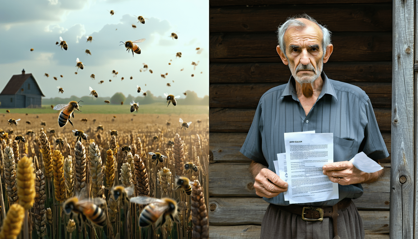poznaj kontrowersyjną historię podatku rolnego, która podzieliła polskę na pół, w tym dramatyczne losy ginących pszczół i karanego emeryta.