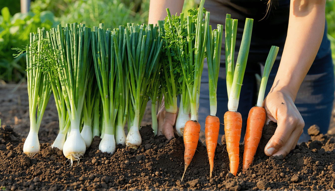 dowiedz się, jak sadzenie marchwi obok cebuli może poprawić zdrowie obu warzyw i zwiększyć plony w twoim ogrodzie.