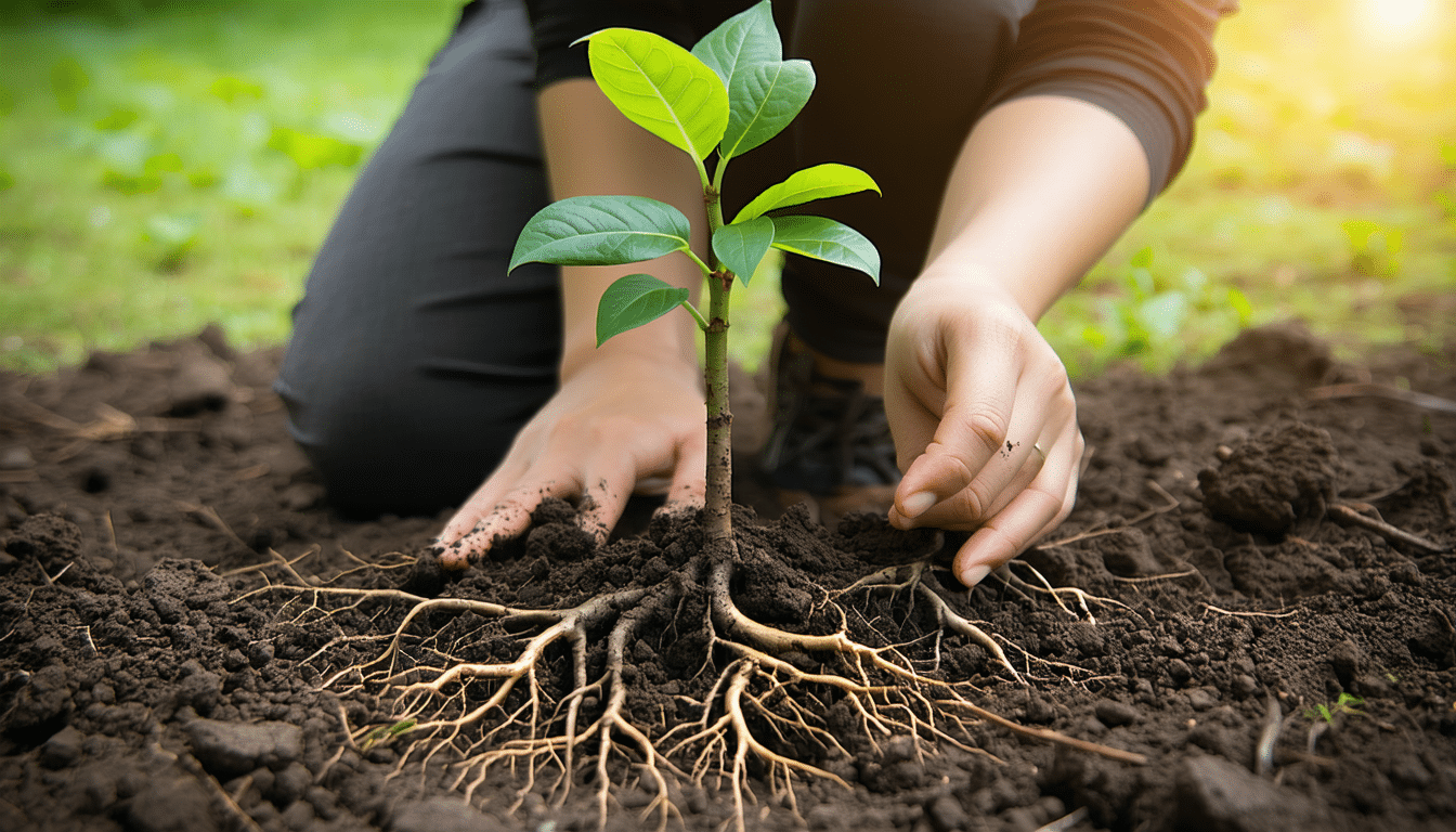 poznaj historię, jak sadzenie z myślą o przestrzeni dla dorosłych korzeni pomogło rozwiązać problemy i przynieść spokój.