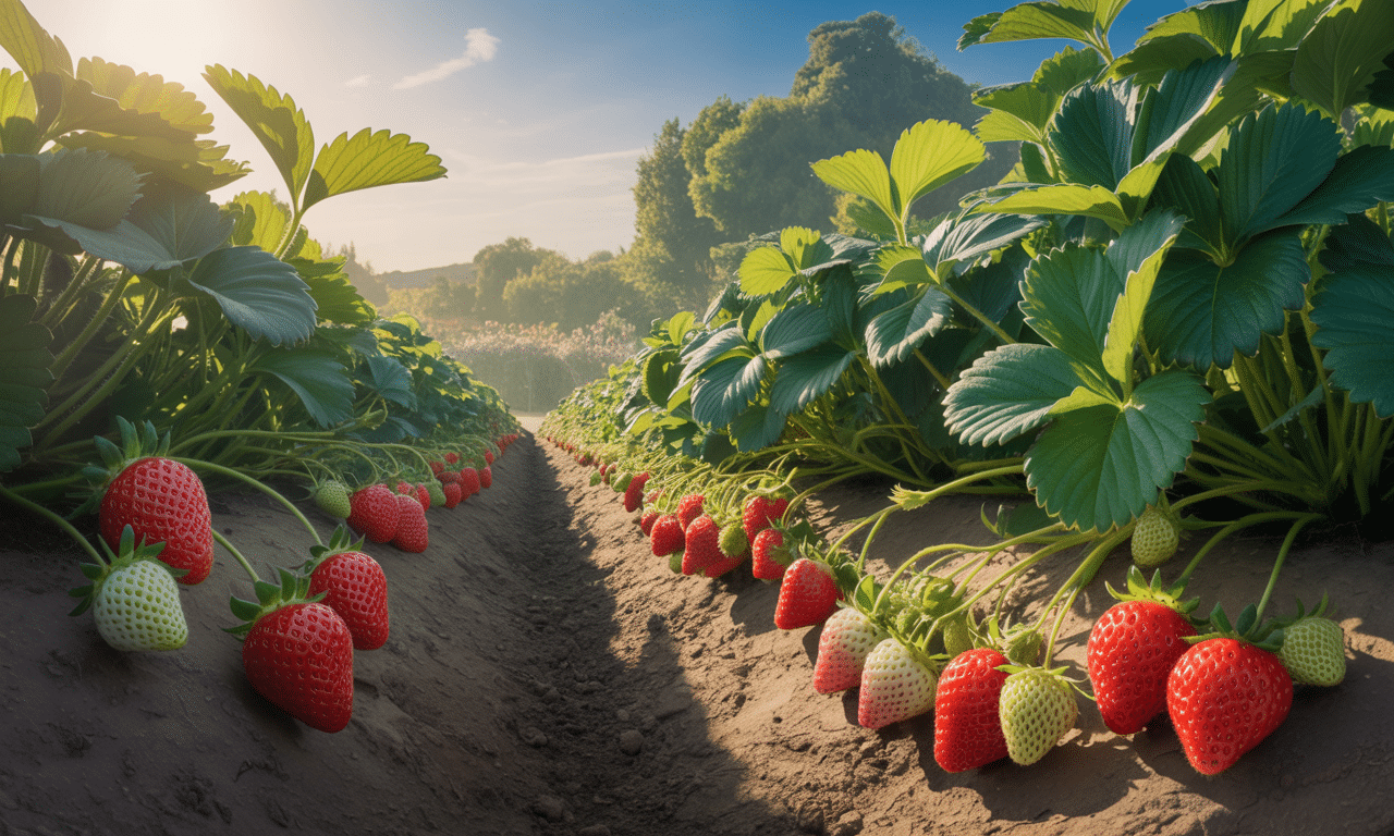 dowiedz się, jak sadzenie truskawek w lekkim cieniu zamiast pełnego słońca może przynieść słodsze i smaczniejsze owoce. praktyczne porady i doświadczenia ogrodnicze.