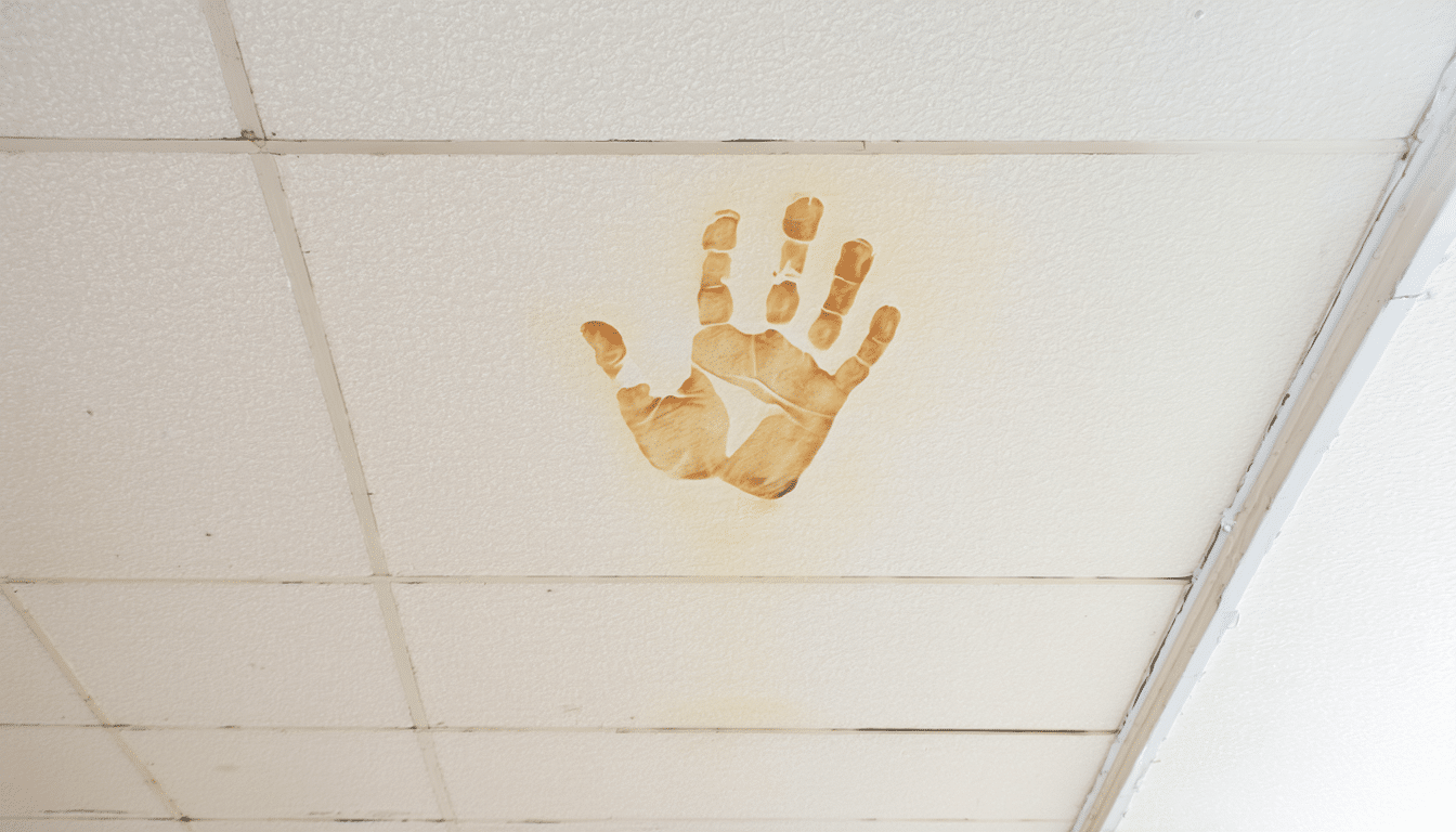 twoja plama na suficie to nie wilgoć: dowiedz się, co tak naprawdę oznacza i jak sobie z tym poradzić.