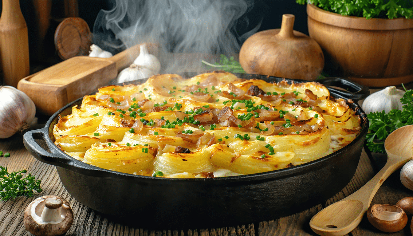 przepis na pyszną zapiekankę ziemniaczaną, idealną na każdą okazję i smakującą każdemu. sprawdź, jak łatwo przygotować to danie!