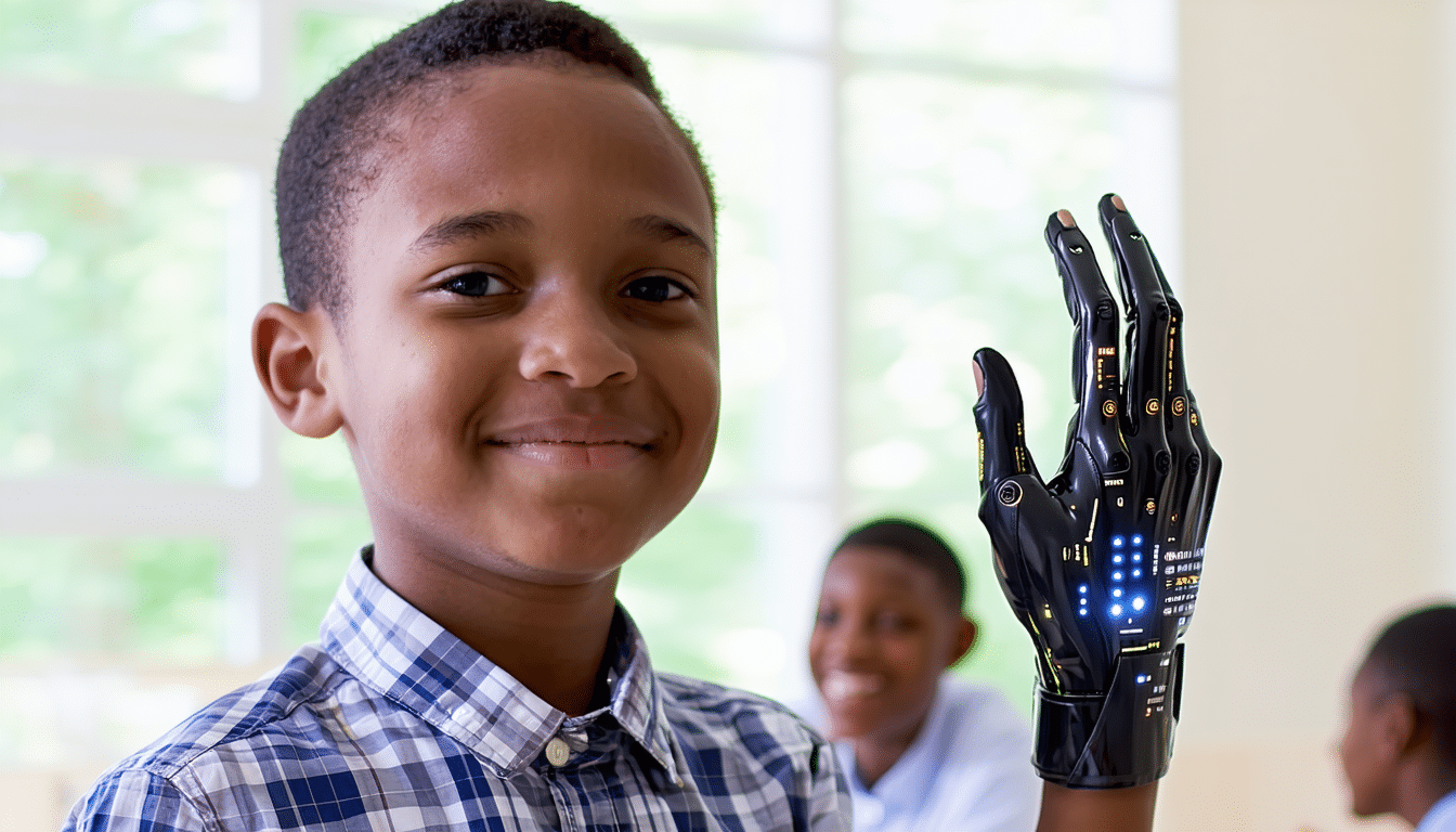 letni uczeń z kenii wynalazł innowacyjną rękawicę, która przekształca język migowy na mowę, ułatwiając komunikację osobom niesłyszącym.