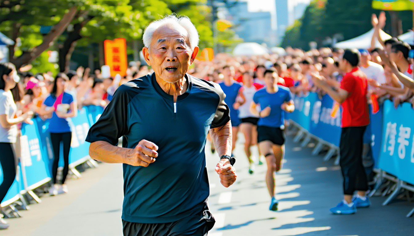 ten 80-letni japończyk biega maraton co tydzień, a lekarze są zdumieni jego niesamowitą kondycją i wytrzymałością, których nie potrafią wyjaśnić.