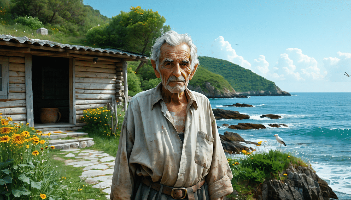 letni włoch mieszka samotnie na wyspie od 32 lat i nie planuje wracać. poznaj jego niezwykłą historię życia w odosobnieniu.